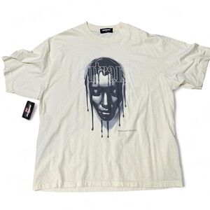 Cream & Black Outrank Tee Size 2X
